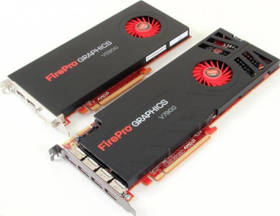 Card chuyên nghiệp FirePro V7900 và V5900 của AMD