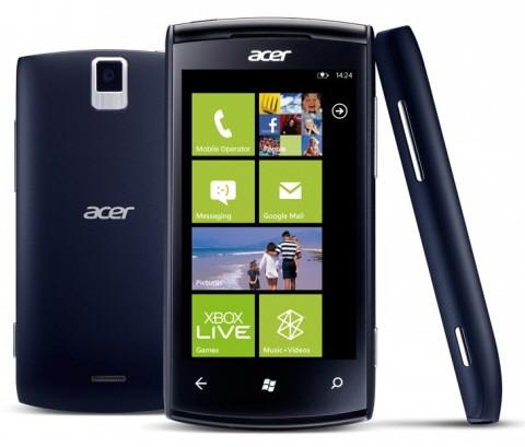 Acer Allegro Windows Phone sẽ bán ra từ tháng 11