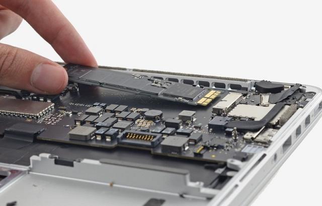 Lưu trữ PCIe 3.0 x4 cực nhanh trong MacBook Pro mới 