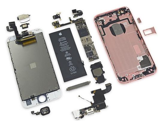 Giá thành vật liệu sản xuất iPhone 6s Plus chỉ 236$