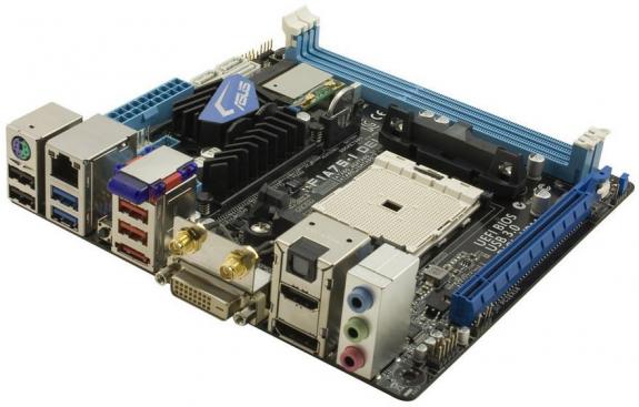 Motherboard mini-ITX F1A75-I Deluxe của Asus