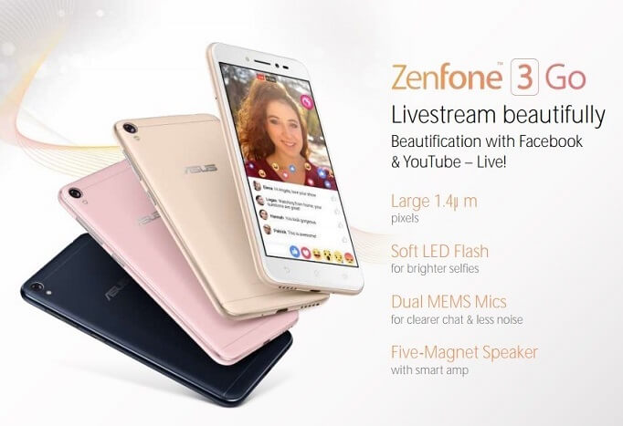Asus ZenFone 3 Go có thể được giới thiệu tại MWC 2017