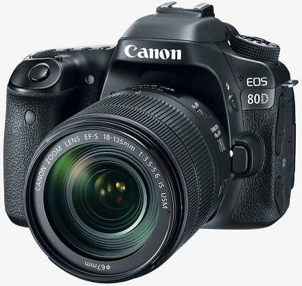 Máy ảnh Canon EOS 80D DSLR cho dân bán chuyên nghiệp
