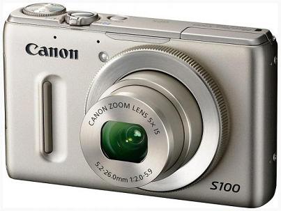 Máy ảnh Canon Powershot S100 có GPS và quay chậm