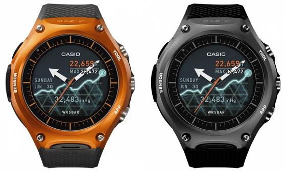 Đồng hồ thông minh đầu tiên của Casio trông như G-Shock dùng Android Wear