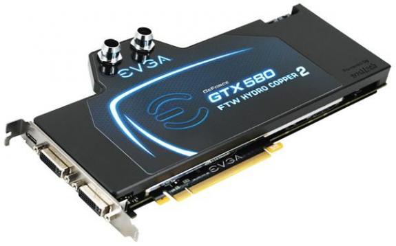 GeForce GTX580 3GB VRAM , làm mát bằng nước của EVGA