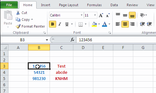 Đỗi chỗ giữa hai cột hoặc hàng trong Excel 