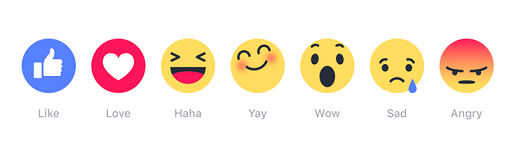 Không có “Dislike” cho Facebook , thêm 6 biểu tượng tình cảm mới 