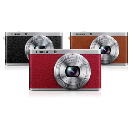 Máy ảnh compact Fujifilm XF1 mỏng , rẻ có lớp giả da
