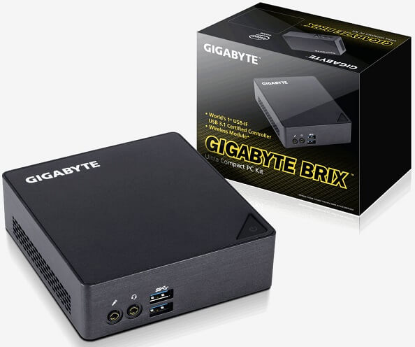 Gigabyte mở rộng mini PC Brix với 4 máy mới hỗ trợ Thunderbolt 3