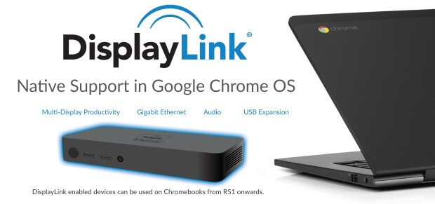 Chromebook sẽ hỗ trợ nhiều màn hình với DisplayLink