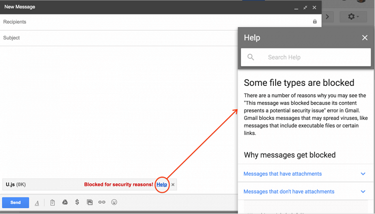 Từ 13/2 , Gmail sẽ chặn file đính kèm JavaScript
