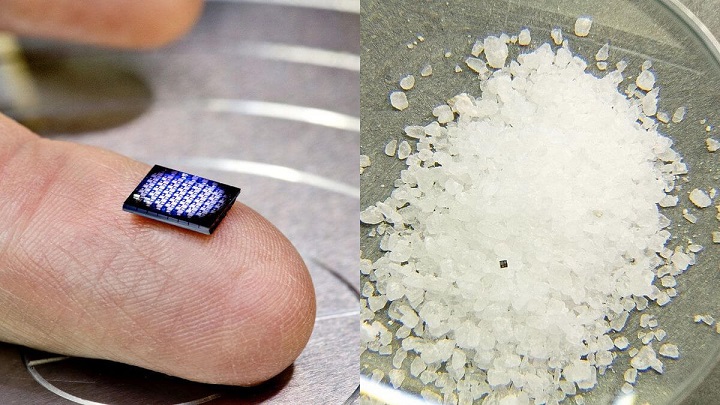 Máy tính nhỏ nhất thế giới của IBM có kích thước bằng hạt muối