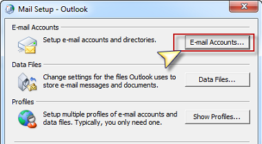 Khai báo nhận thư từ tài khoản Microsoft bằng Microsoft Outlook