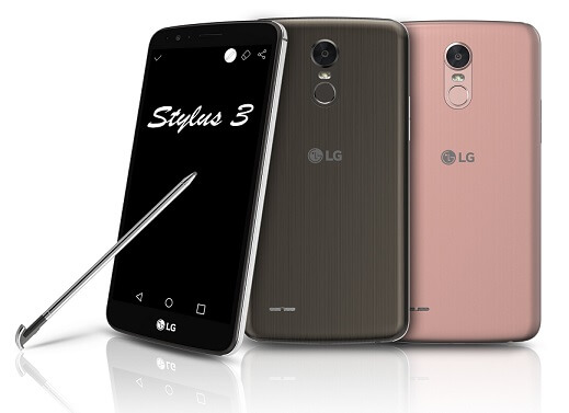 LG thông báo Stylo 3 ( Stylus 3 ) và một số điện thoại giá rẻ 