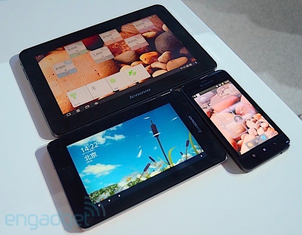 Lenovo cho ra mắt 03 Tablet tại thị trường Trung Quốc