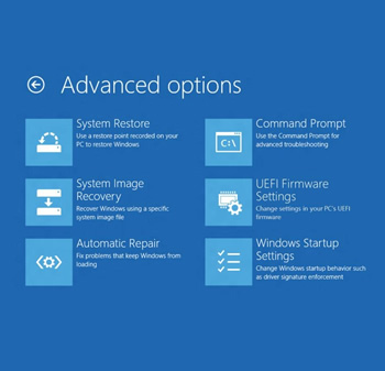 Windows 8 không dùng phím F8 , thiết kế lại menu Boot Advanced