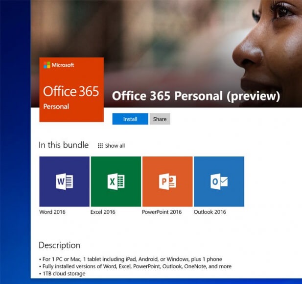 Microsoft Office đã có mặt trên Windows Store