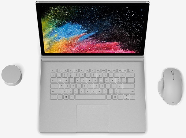 Microsoft Surface Book 2 có màn hình 13.5- / 15-inch , chip Intel mới và đồ họa  NVIDIA