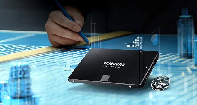 Samsung 850 EVO SSD có dung lượng lên tới 4TB