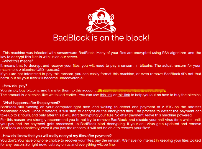 Công cụ giải mã miễn phí cho những file bị BadBlock mã hóa 