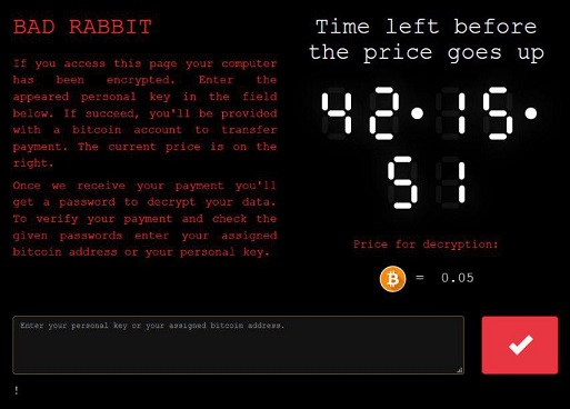 “Bad Rabbit” , biến thể của mã độc đòi tiền chuộc NotPetya , phát tán cực nhanh