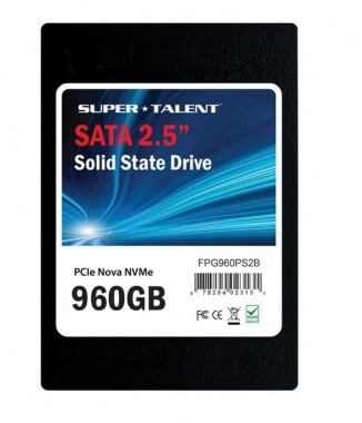 Super Talent thông báo SSD Nova PCIe mới