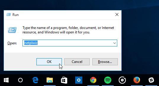 Đăng nhập tự động vào Windows 10