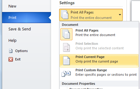 Microsoft Word : Lỗi không in được một số file